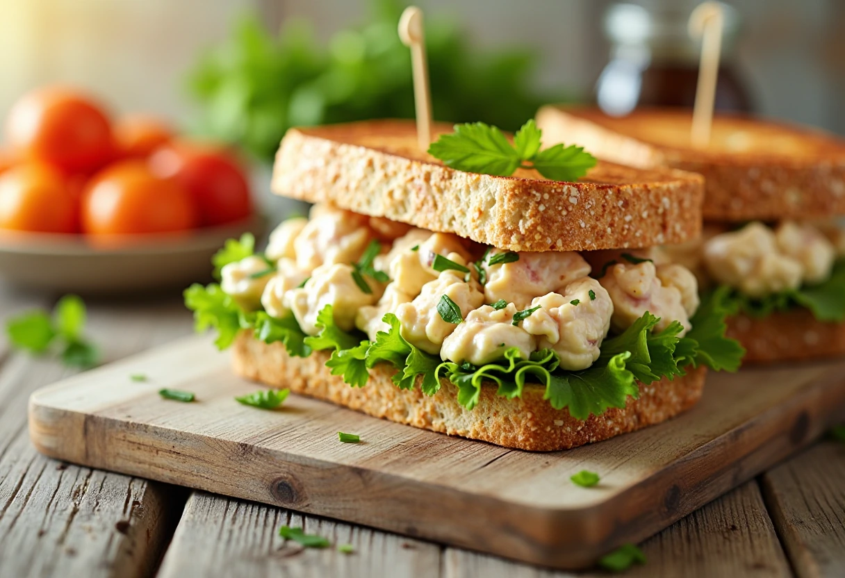 Easy Chicken Salad Sandwiches Recipe